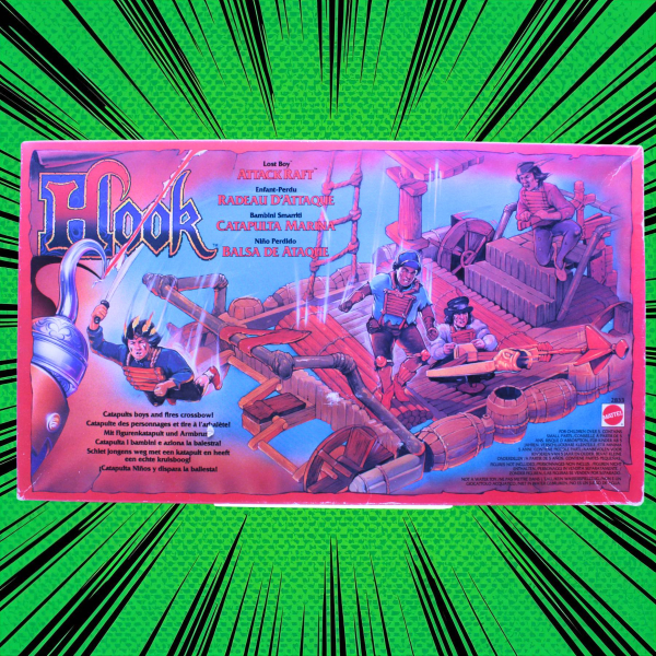 Vintage Mattel Hook Attack Raft 1991 OVP Rarität | Hoppla-Stuff